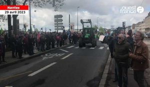 VIDEO. Manifestation du 1er Mai à Nantes : les agriculteurs rejoignent le cortège 