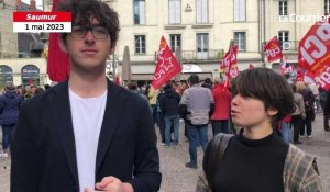 VIDEO. Manifestation du 1er mai : les lycéens mobilisés à Saumur