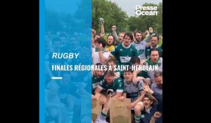 VIDEO. Finales régionale de rugby à Saint-Herblain : Le Rush, le XV de Grand Lieu et Guenrouet titrés