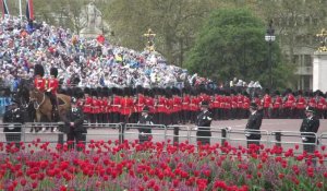Les forces armées défilent à Londres avant le couronnement