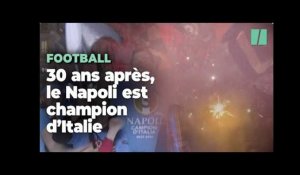 A Naples, la folie s’empare de la ville après le titre de champion d’Italie de football