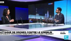 Attaque de drones sur le Kremlin : la propagande russe appelle à tuer Volodymyr Zelensky