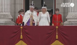VIDÉO. Couronnement du roi Charles III : la famille royale salue la foule au balcon de Buckingham