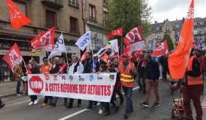 VIDÉO. 1er-Mai contre la réforme des retraites : 4000 à 7000 manifestants dans l'Orne