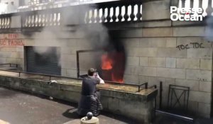 VIDEO. Manifestation du 1er-Mai à Nantes : dégâts au conseil départemental, des "actes inacceptables"