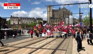 VIDÉO. Manifestation du 1er-Mai : le cortège s’élance au Mans 