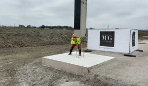 MG Park pose la première pierre de son géant site logistique entre Marck et Calais