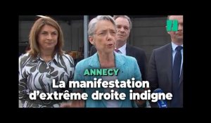 À Annecy, la manifestation d’extrême droite indigne Élisabeth Borne