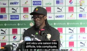 VIDÉO. Sénégal - Cissé justifie l'absence d'Édouard Mendy