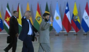Brésil : les leaders sud-américains arrivent à un sommet à Brasilia