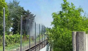 Lille : la ligne 1 du métro à l’arrêt à cause d’un feu d’arbres et de broussailles à Lille-Sud