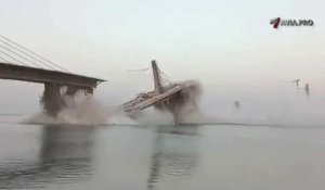 Inde. Un pont en construction s'effondre dans le Gange, pour la deuxième fois en un an 
