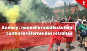 Annecy : nouvelle manifestation contre la réforme des retraites