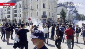  VIDÉO. Manifestations du 6 juin : premiers tirs de gaz lacrymogènes au pied du boulevard Carnot