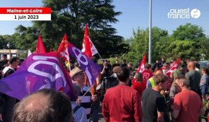 Angers, 200 manifestants réunis en marge du déplacement de la Première ministre 