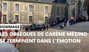 Sous les applaudissements, les obsèques de Carène Mézino, l'infirmière tuée au CHU de Reims se sont terminés un peu après midi 