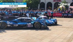 VIDÉO. 24 Heures du Mans : au pesage les Alpine présentées au public