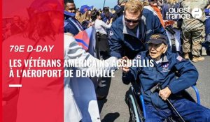 VIDÉO. 79e D-Day : à Deauville, émotion et chaleur humaine pour l'arrivée des vétérans américains