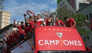 Football : Séville fête son septième titre en Ligue Europa