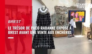 VIDÉO. Des objets de Paco Rabanne exposés gratuitement à Brest ce vendredi avant la vente aux enchères