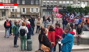 VIDÉO. Réforme des retraites : à Coutances, les opposants se réunissent devant la mairie 