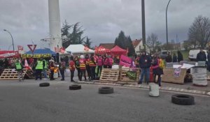 Blocage de la zone industrielle Nord d'Amiens ce jeudi 23 mars pour dénoncer la réforme des retraites