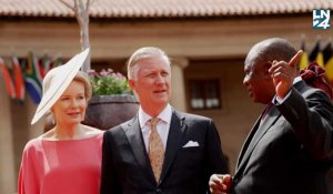 Le président Ramaphosa accueille le roi Philippe lors de sa première visite d'État en Afrique du Sud