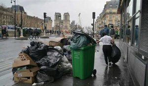 Retraites : les ordures s'entassent à Paris