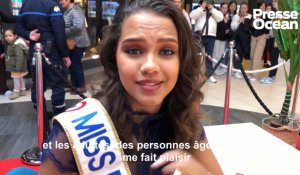 VIDEO. A Saint-Nazaire, Miss France 2023 comble ses fans, «elle est vraiment trop sympa»