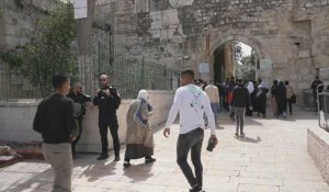 Ramadan: des Palestiniens se dirigent vers la mosquée al-Aqsa pour la première prière du vendredi
