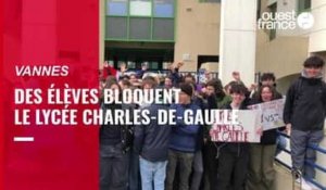 Réforme des retraites. Le lycée Charles-de-Gaulle de Vannes bloqué