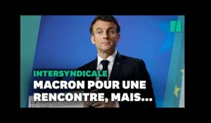 Retraites : Macron se dit « à la disposition de l’intersyndicale »
