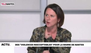 Violences à Nantes : "une profonde colère" pour Johanna Rolland