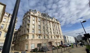 À Boulogne-sur-Mer, un échafaudage impressionnant sur l’ancien hôtel Princess