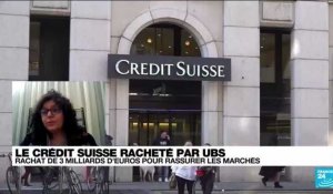 Le Crédit Suisse racheté par UBS