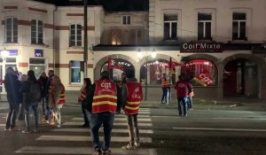Réforme des retraites : opération de blocage à Avesnes-sur-Helpe 