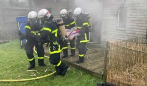 Stage de jeunes sapeurs-pompiers volontaires à Boulogne-sur-Mer