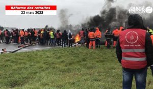 VIDÉO. Réforme des retraites : le pont de Saint-Nazaire complètement bloqué par les manifestants
