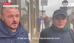VIDÉO. Le « ras le bol » de Charles et Quentin, pêcheurs à Erquy et qui manifestaient à Rennes