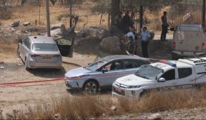 Les suites d'une attaque par balles en Cisjordanie occupée