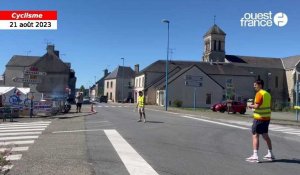 VIDEO. Paris-Brest-Paris : La circulation sur la Nationale 12 sécurisée par des bénévoles au Ribay