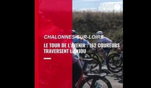 Les 162 coureurs cyclistes du Tour de l'Avenir sont passés en Anjou