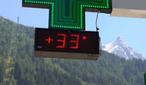 VIDÉO. Canicule : le Mont-Blanc n’est pas épargné par les fortes chaleurs