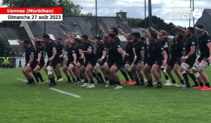 VIDÉO. Championnat du monde militaire de rugby à Vannes : le Haka néo-zélandais contre l’Irlande