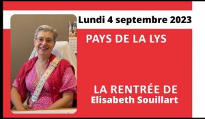 Aire-sur-la-Lys - La rentrée d'Elisabeth Souillart en vidéo (1/3) 