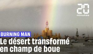 Burning Man : De fortes pluies ont transformé le festival en champ de boue #short