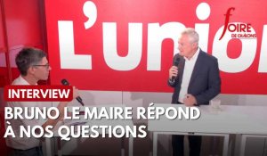 Agriculture, Tereos, emploi... Bruno Le Maire répond à nos questions à la Foire de Châlons