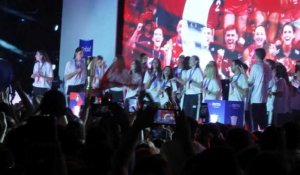 Turquie: des milliers de supporters célèbrent la victoire de l'équipe féminine de volleyball