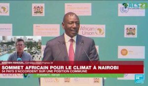 Le premier Sommet africain sur le climat adopte la "Déclaration de Nairobi"