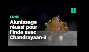 L'Inde réussit l'exploit de poser une sonde spatiale sur la Lune